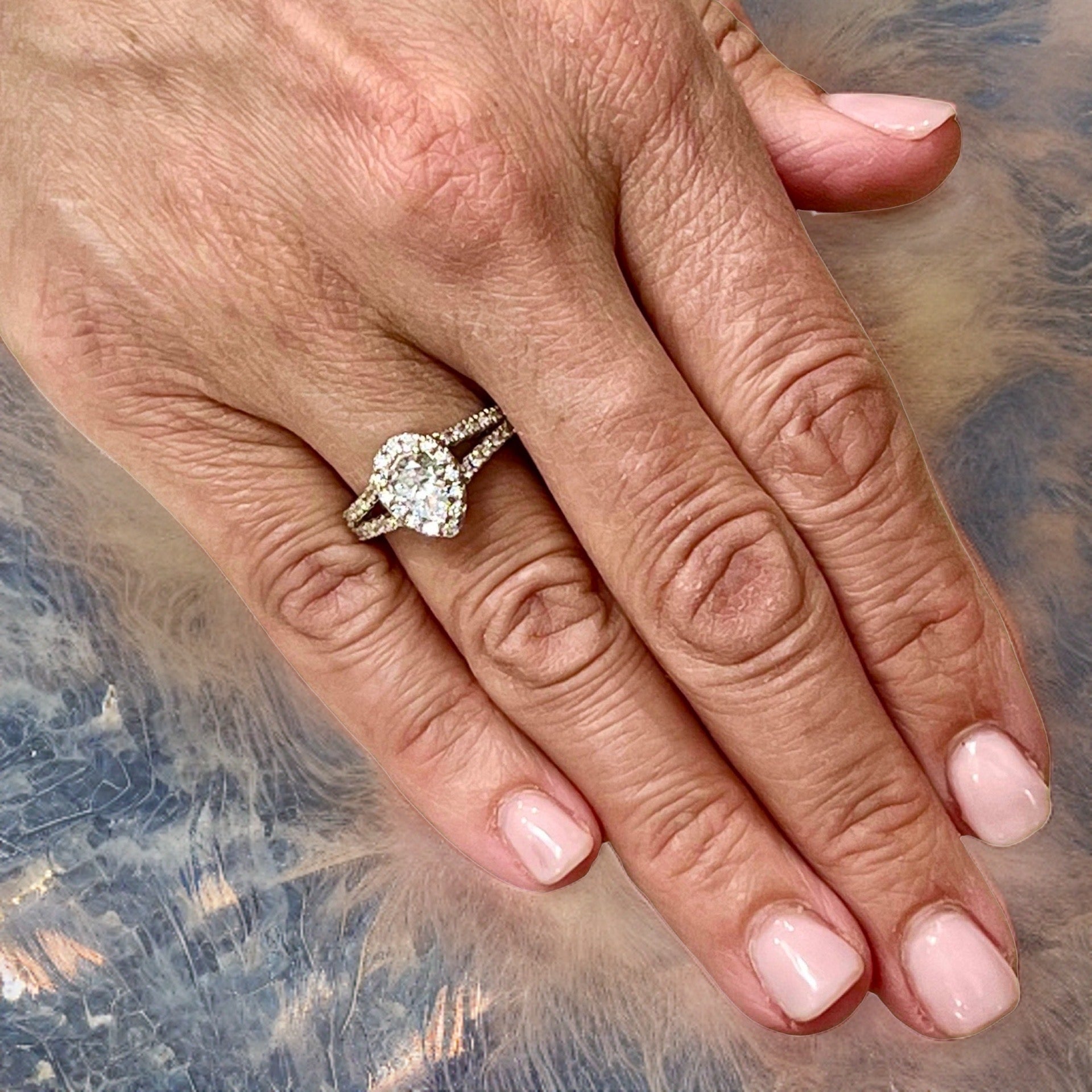 Pear Shape Diamond Engagement Ring 14k Gold 1.38 TCW Certified $5,490 121439 - Certified Fine Jewelry