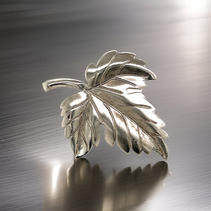 Tiffany & Co Estate Leaf Brooch Pin Sterling Silver 7 Grams TIF300 - Certified Fine Jewelry