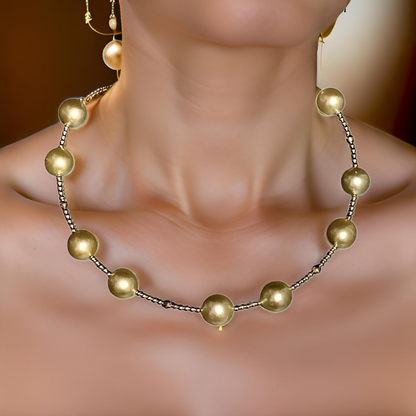 South Sea Pearl Choker Necklace 14k Gold 11.50 mm Italy Certified $3,450 820422