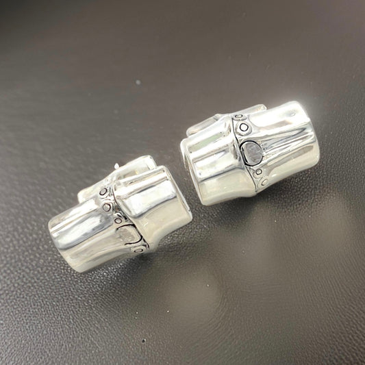 John Hardy Estate Bamboo Cufflinks Sterling Silver 15.86 Grams JH106