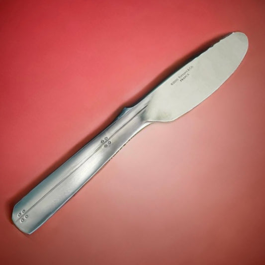 Tiffany & Co Cheese Knife 6.5" Sterling Silver Estate TIF824