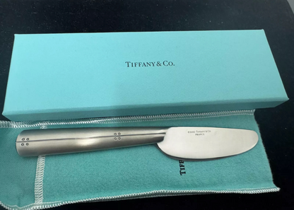 Tiffany & Co Cheese Knife 6.5" Sterling Silver Estate TIF824