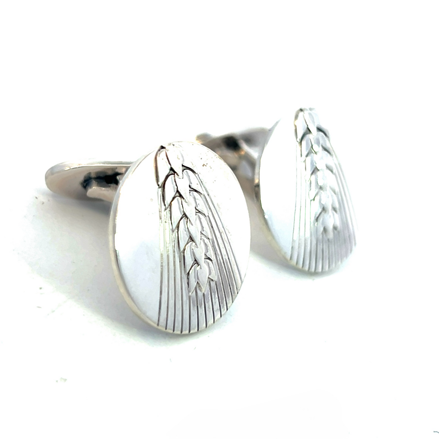 Georg Jensen Estate Cufflinks Sterling Silver 18 Grams GJ39