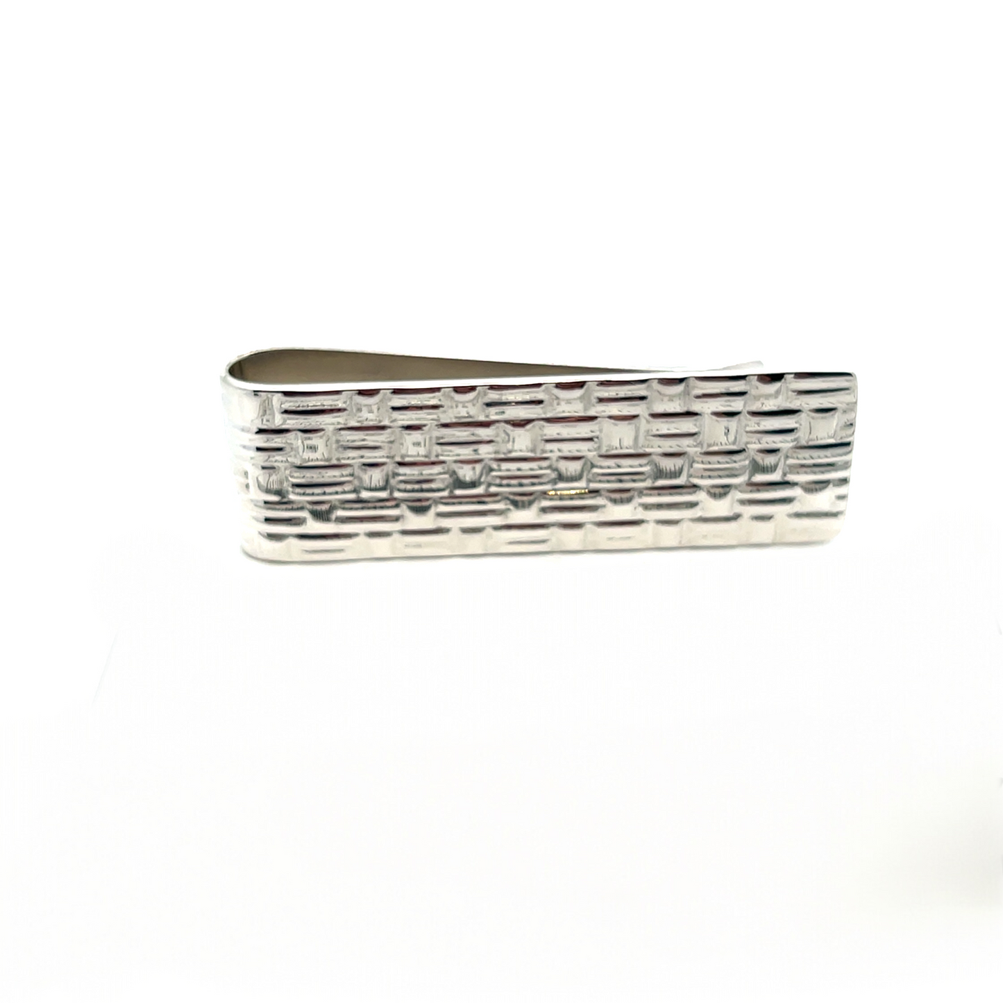 Tiffany & Co Estate Weave Money Clip Sterling Silver 24.9 Grams TIF772