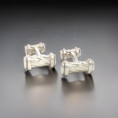 Tiffany & Co Estate "Atlas" Cufflinks Sterling Silver 9.29 Grams TIF807