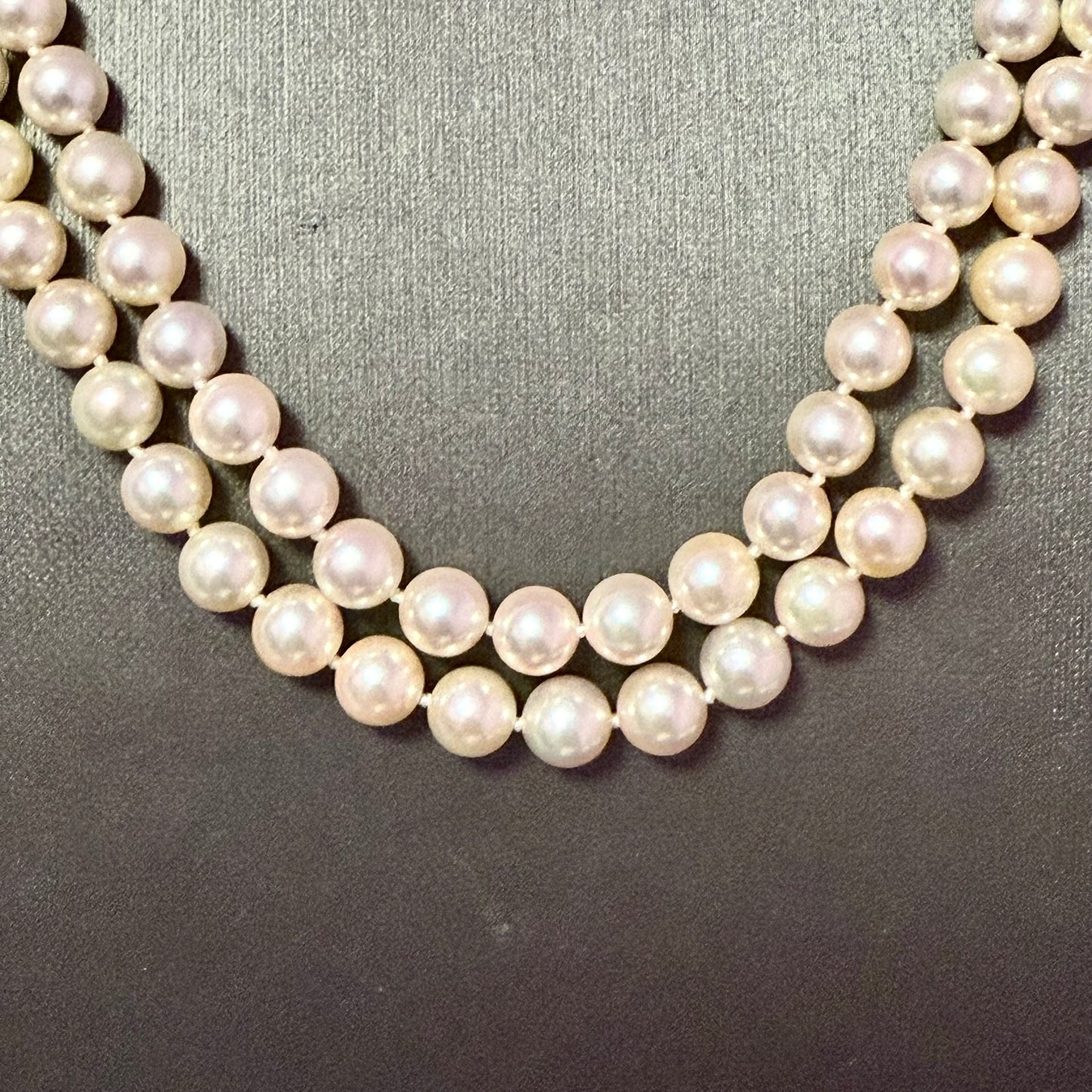 Tiffany & Co Akoya Pearl Signature X Necklace 16" 7.16 mm Estate Certified $13,975 502911