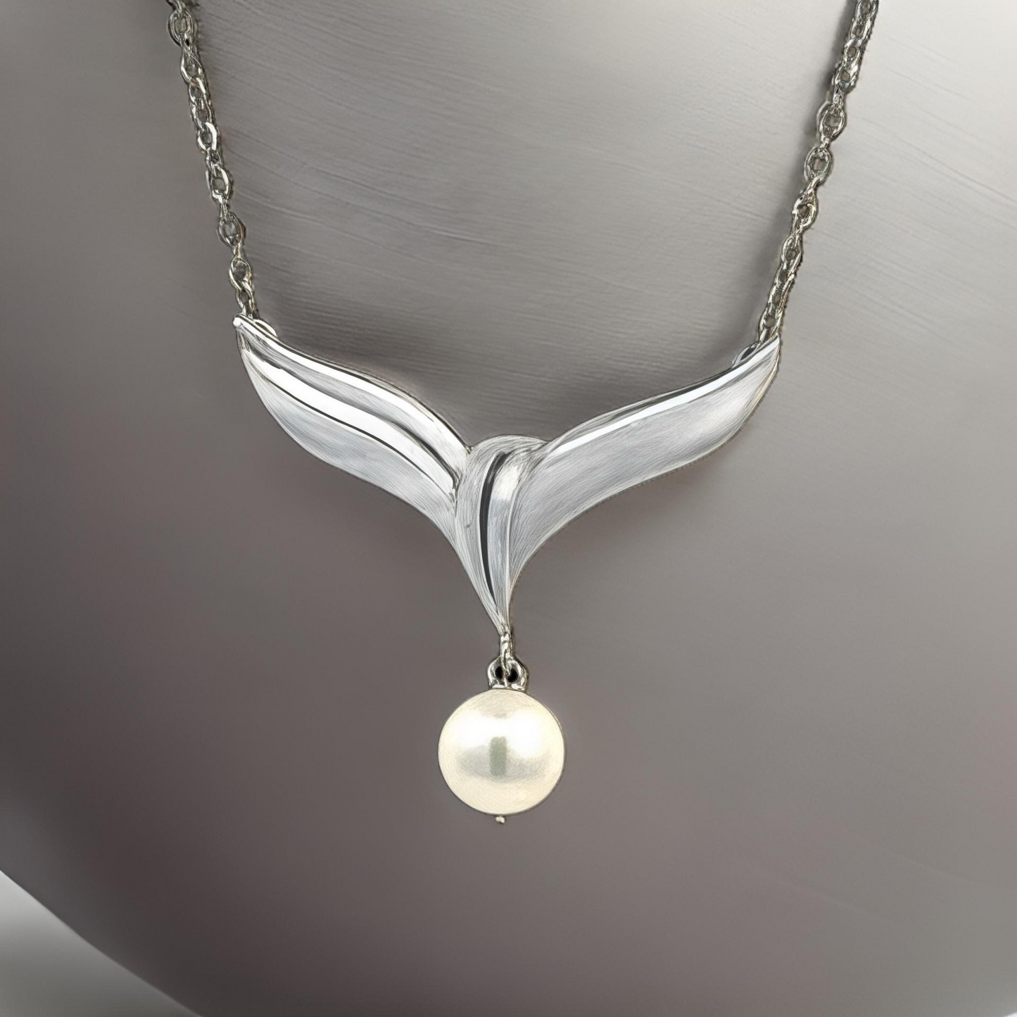 Mikimoto Estate Akoya Pearl Necklace 17" Sterling Silver 6.50 mm M433