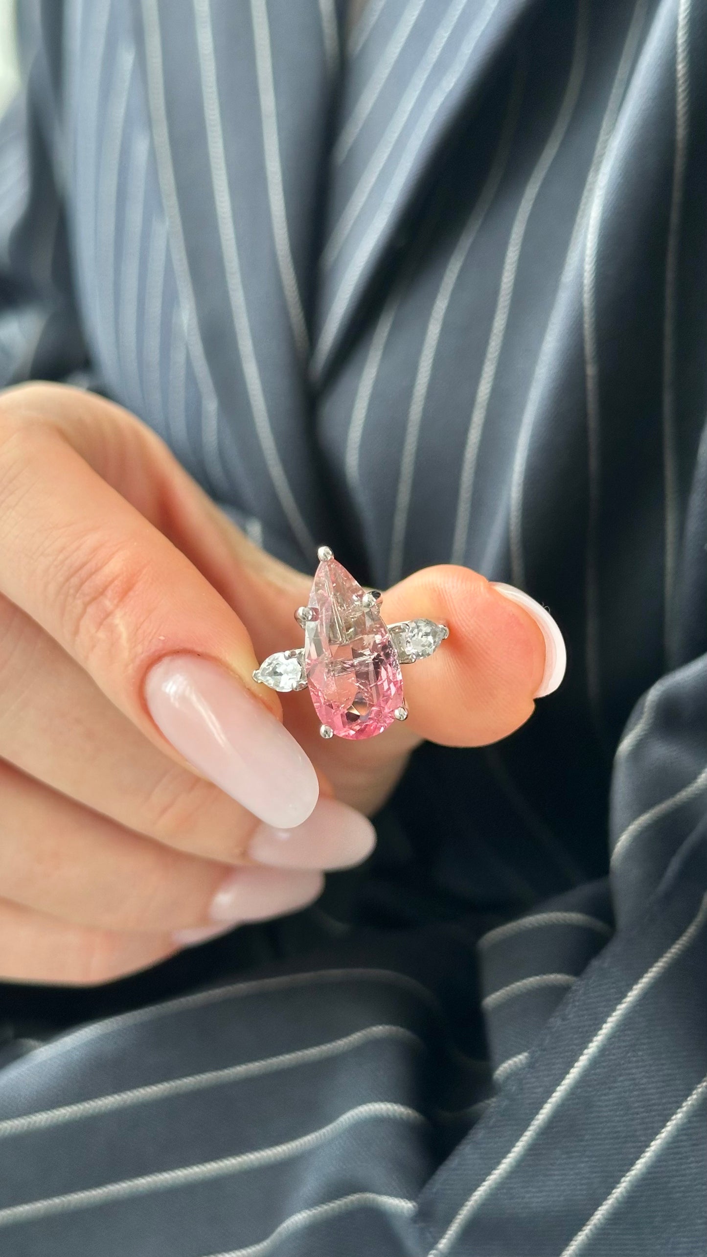 Natural Tourmaline Sapphire Ring Size 6.5 14k Gold 6.45 TCW Certified $5,950 508590