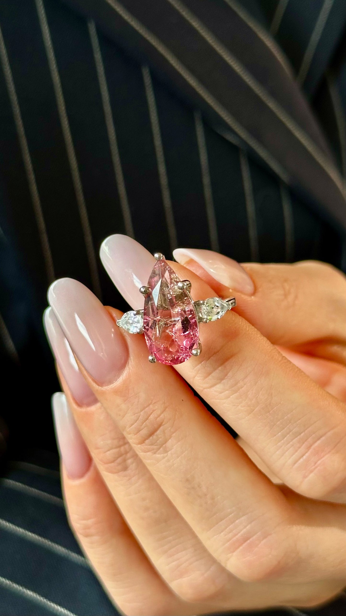 Natural Tourmaline Sapphire Ring Size 6.5 14k Gold 6.45 TCW Certified $5,950 508590