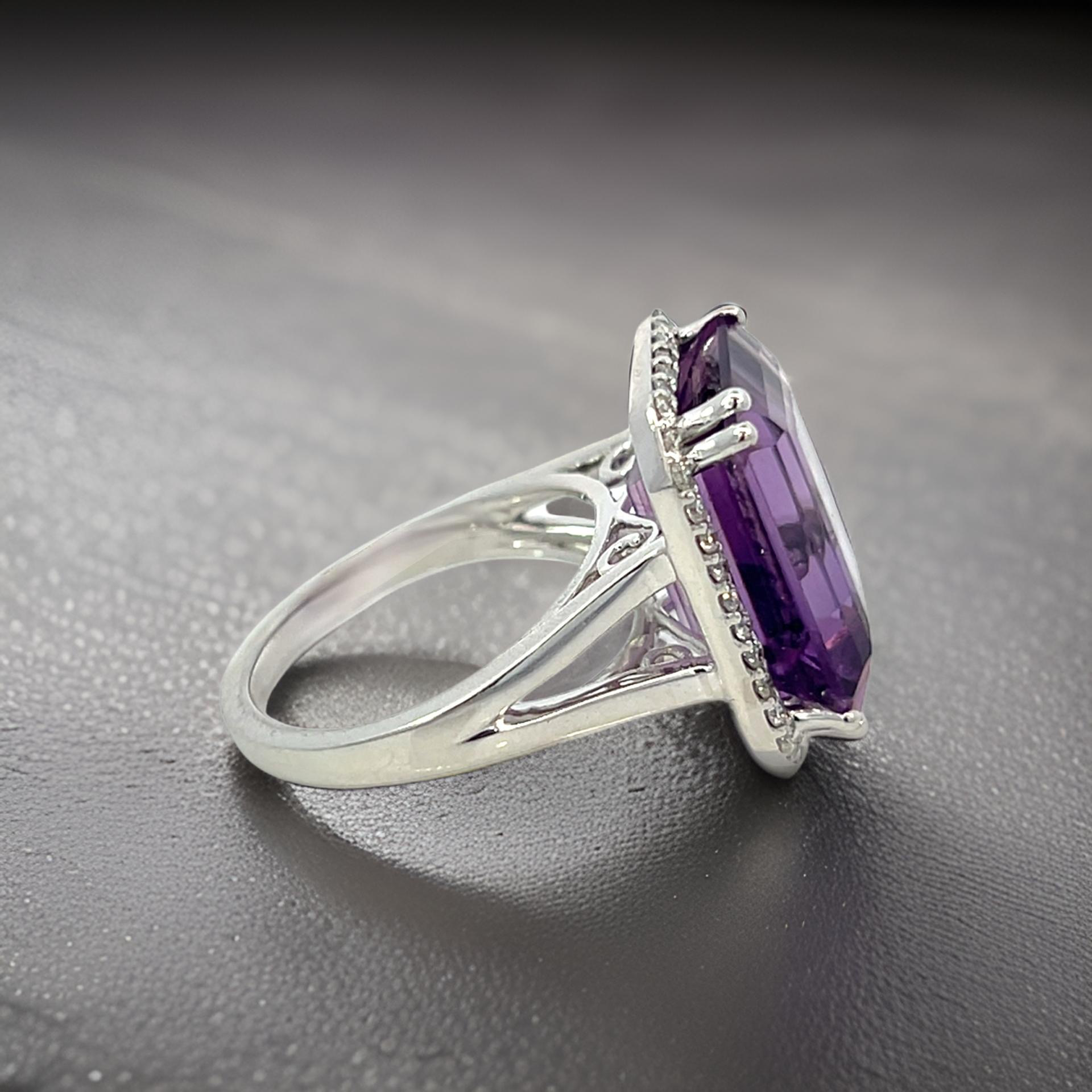 Le Vian Grape Amethyst Ring 14K Strawberry Gold Le Vian Grape Amethyst Ring 14K Strawberry Gold