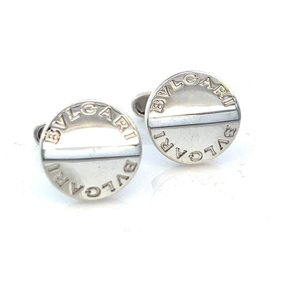 Bvlgari Estate Sterling Silver Cufflinks 16.24 Grams B17