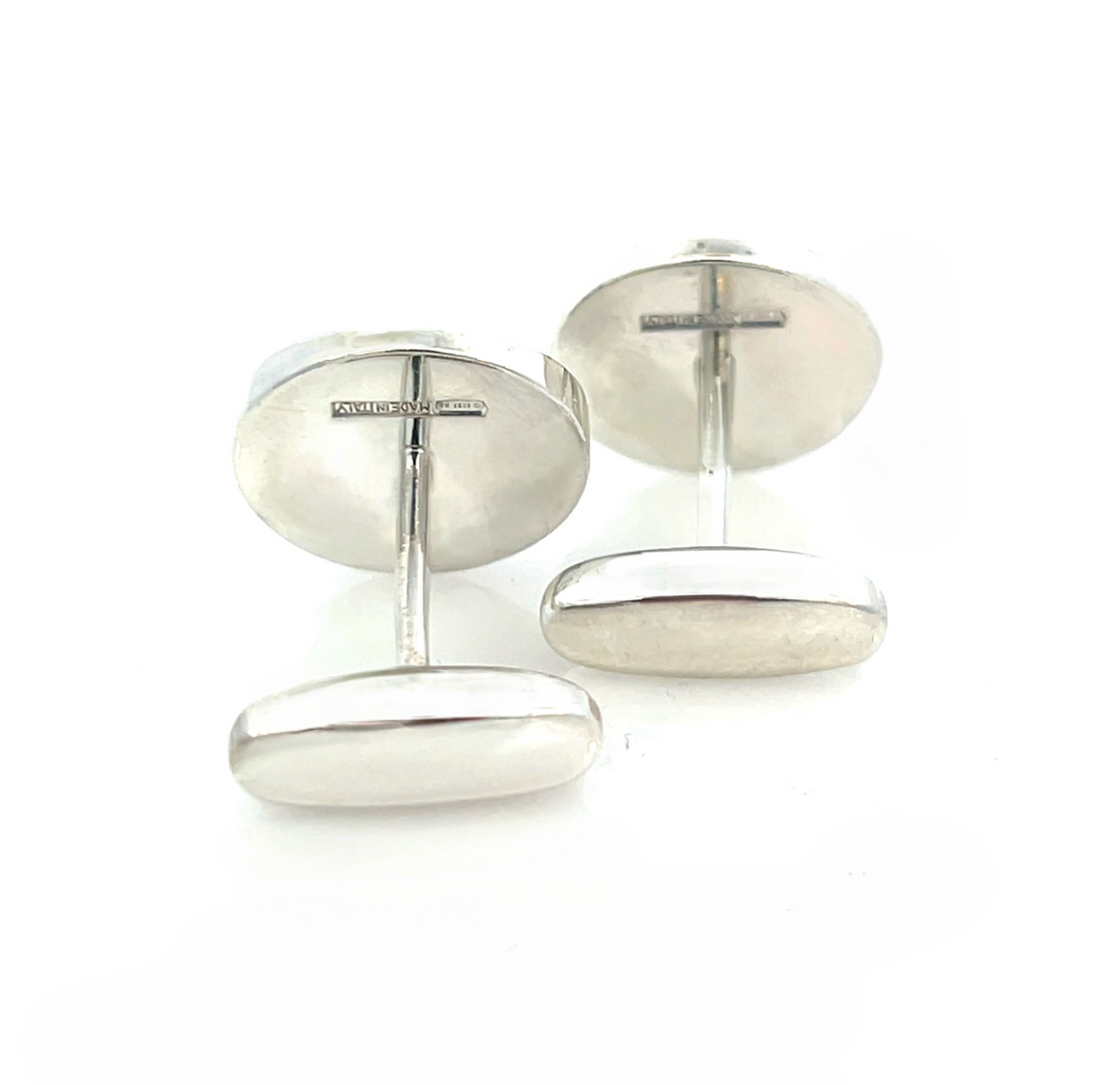 Bvlgari Estate Sterling Silver Cufflinks 16.24 Grams B17