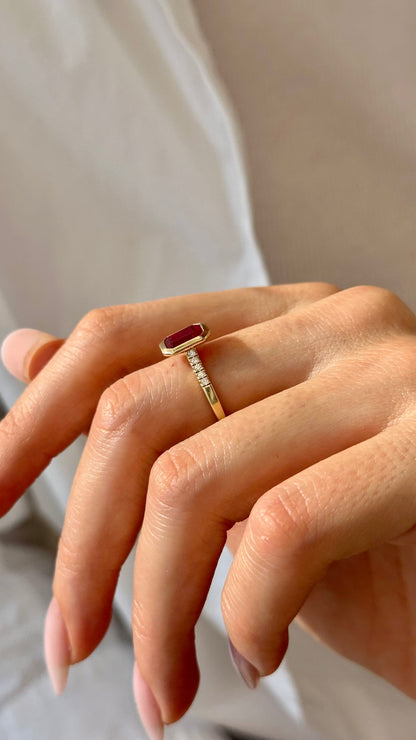 Natural Ruby Diamond Ring Size 6.5 14k Yellow Gold 1.53 TCW Certified $4,950 508584