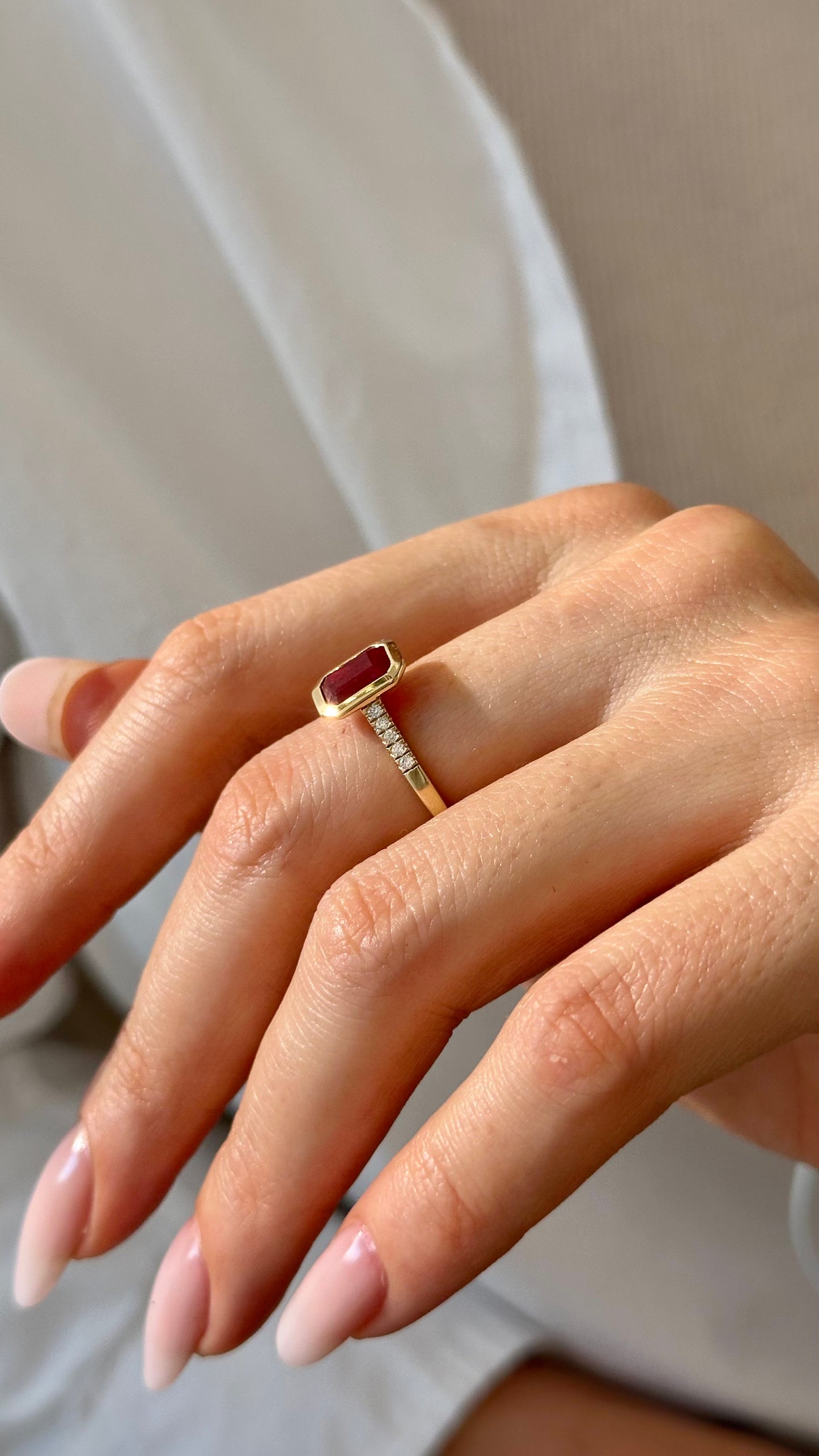Natural Ruby Diamond Ring Size 6.5 14k Yellow Gold 1.53 TCW Certified $4,950 508584