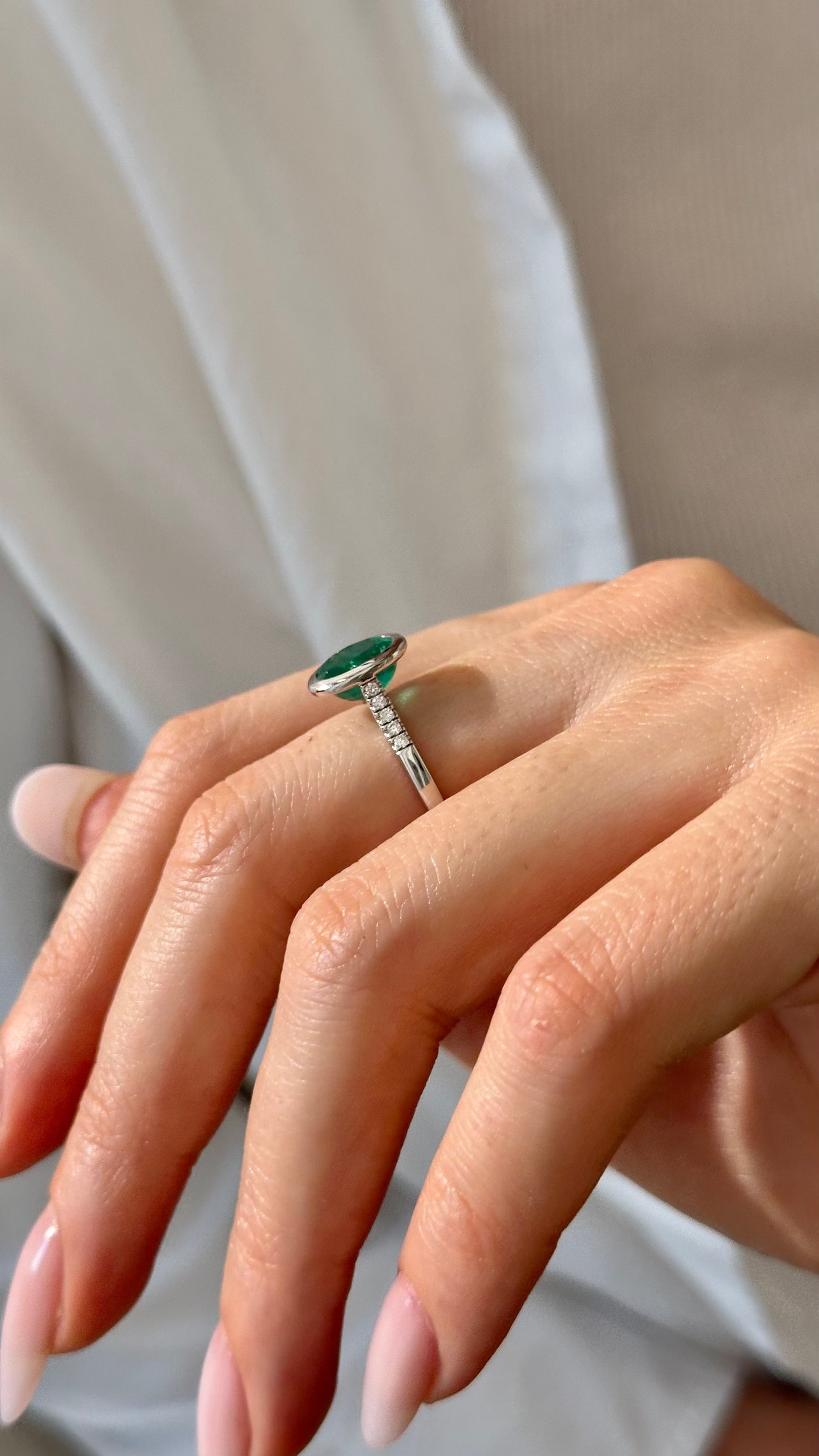Natural Emerald Diamond Ring Size 6.5 14k Gold 2.12 TCW Certified $4,950 508586