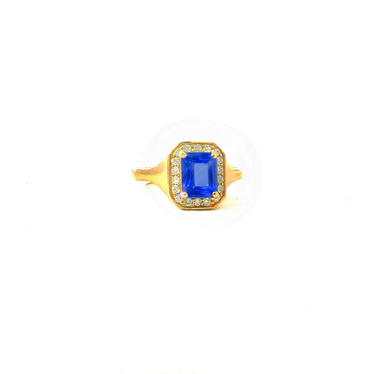 Natural Sapphire Diamond Ring Size 6.5 14k Gold 2.04 TCW Certified $4,950 601363