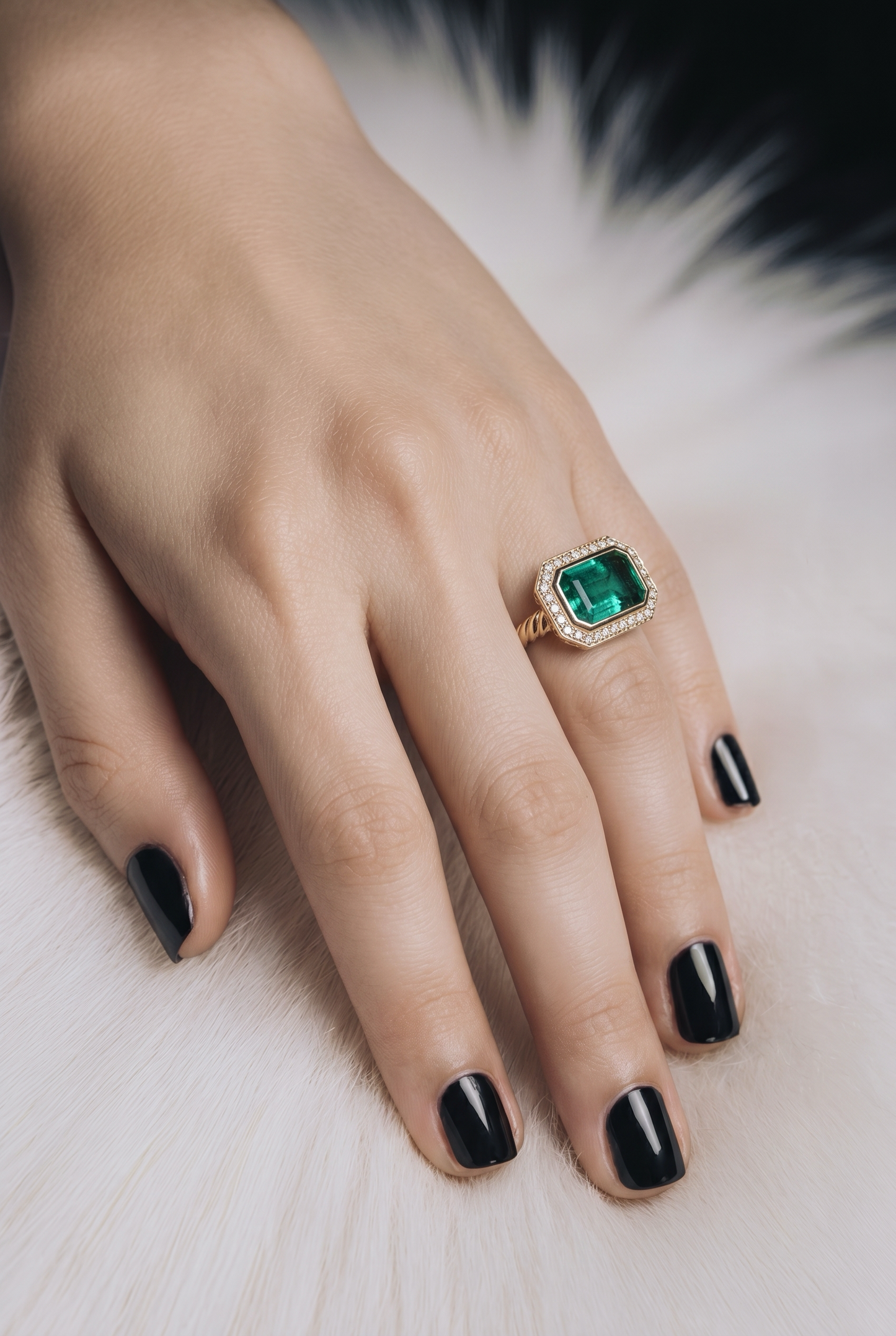 Natural Emerald Diamond Ring Size 6.5 14k Gold 3.47 TCW Certified $4,950 601235