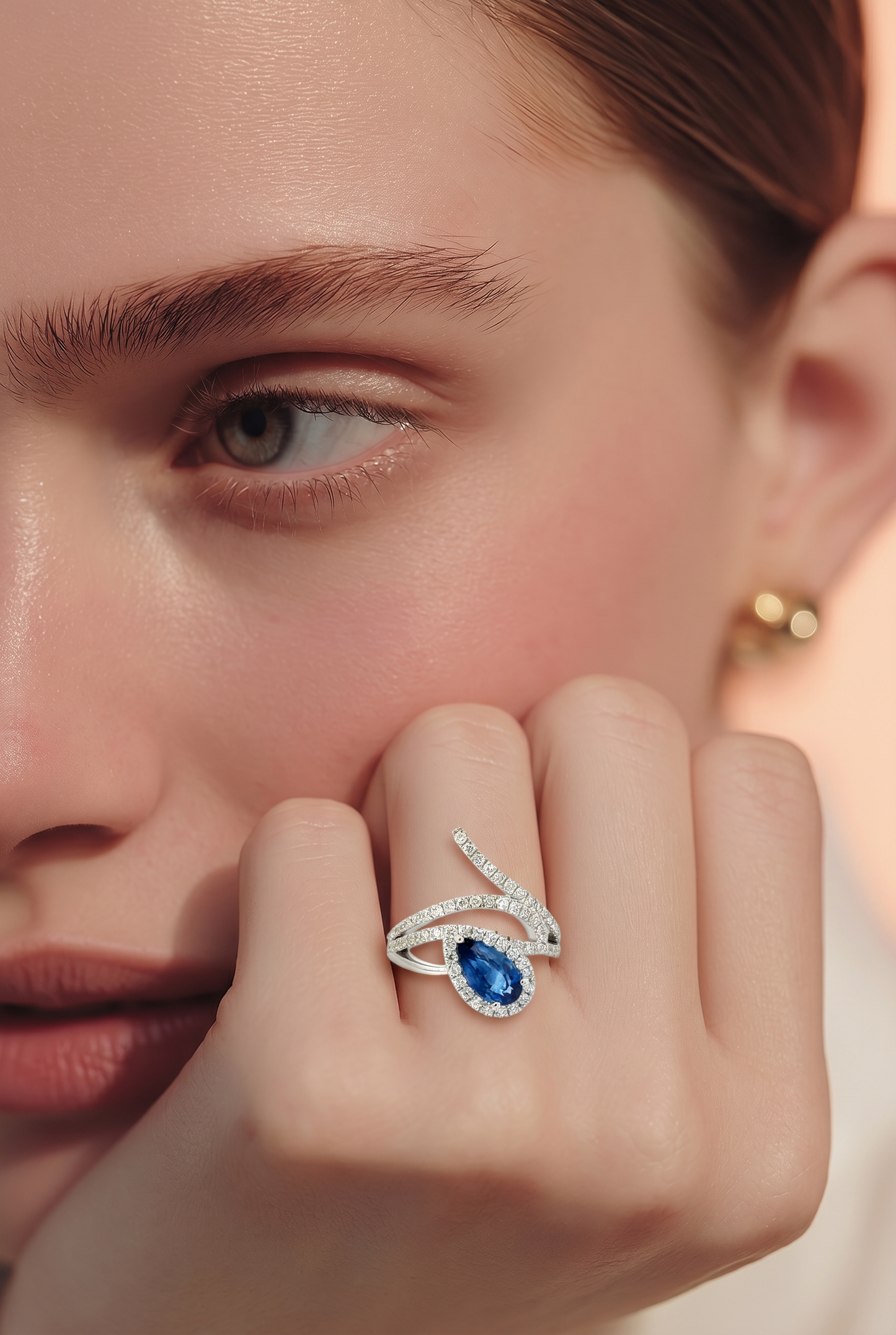 Natural Sapphire Diamond Ring Size 6.5 14k Gold 1.92 TCW Certified $5,950 601384