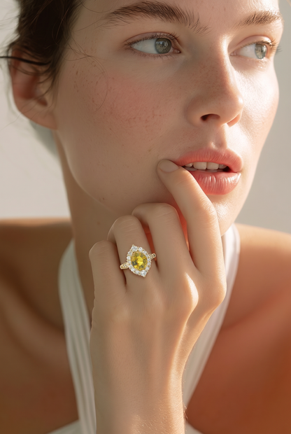 Natural Sapphire Diamond Ring Size 7 14k Gold 6.21 TCW Certified $5,950 604462