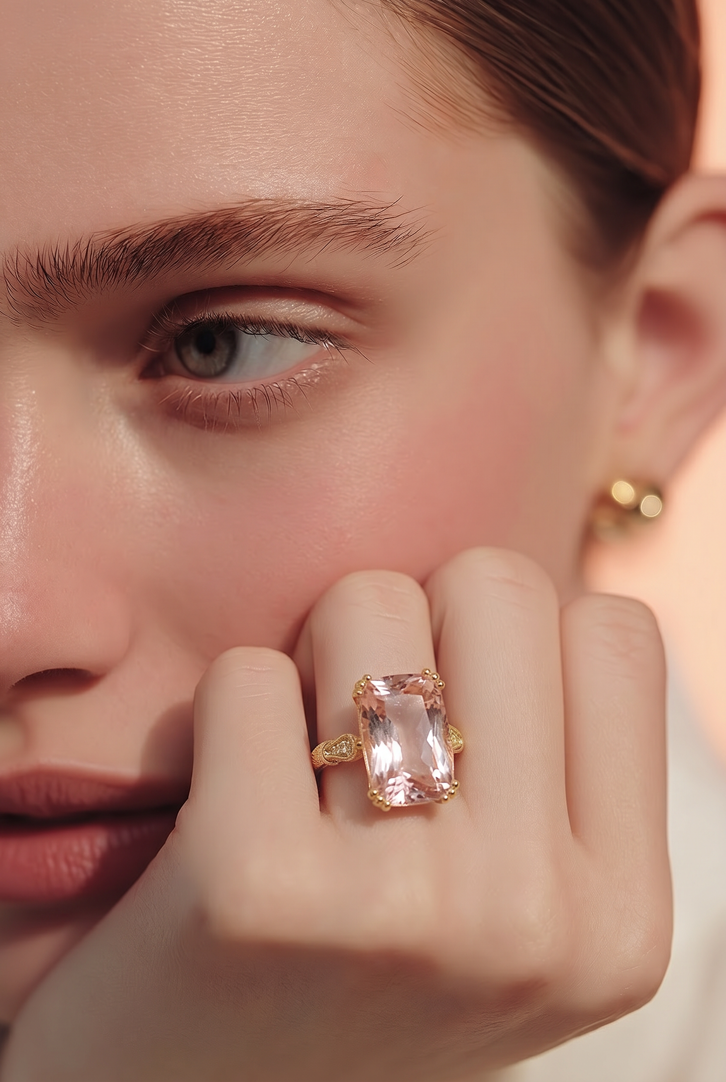 Natural Kunzite Diamond Ring Size 7 14k Gold 14.5 TCW Certified $3,950 604475