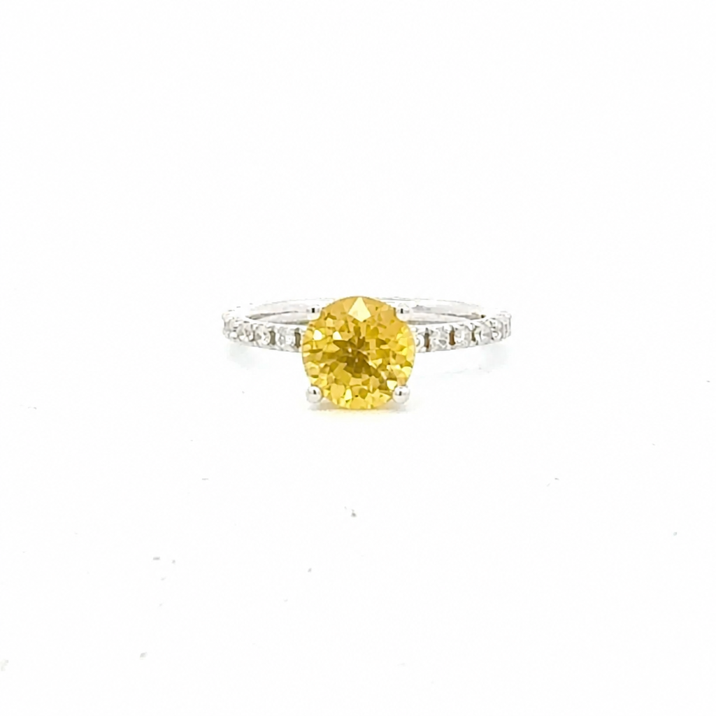 Natural Sapphire Diamond Ring Size 6.5 14k Gold 2.53 TCW Certified $3,950 310631
