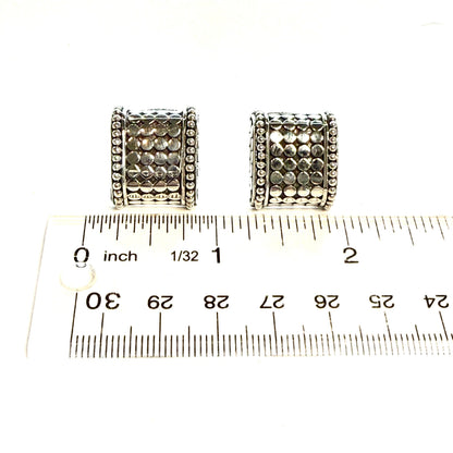 John Hardy Estate Dot Cufflinks Sterling Silver JH114