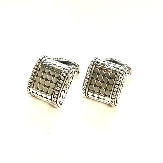 John Hardy Estate Dot Cufflinks Sterling Silver JH114