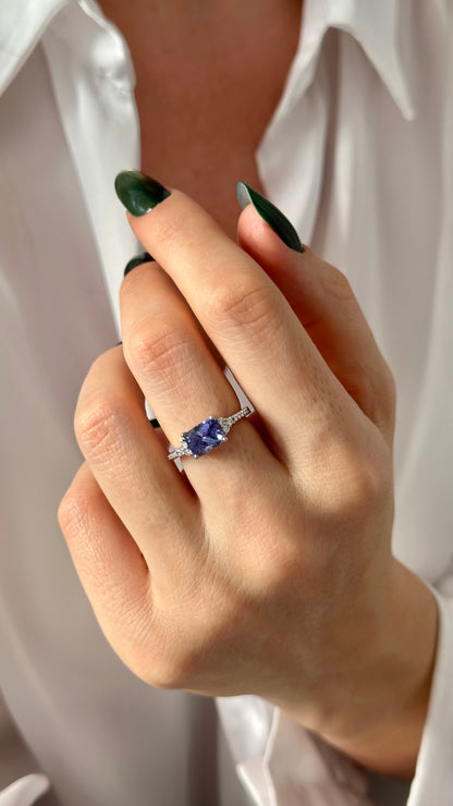 Natural Tanzanite Diamond Ring 6.25 14k Gold 1.79 TCW Certified $3,450 402650