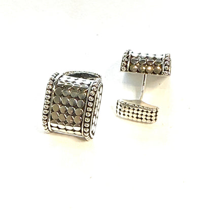 John Hardy Estate Dot Cufflinks Sterling Silver JH114