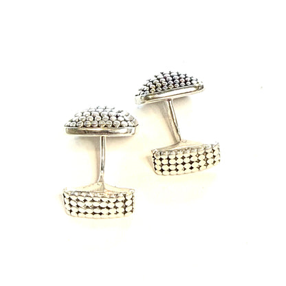 John Hardy Estate Tuxedo Stud & Cufflink Set Sterling Silver JH116