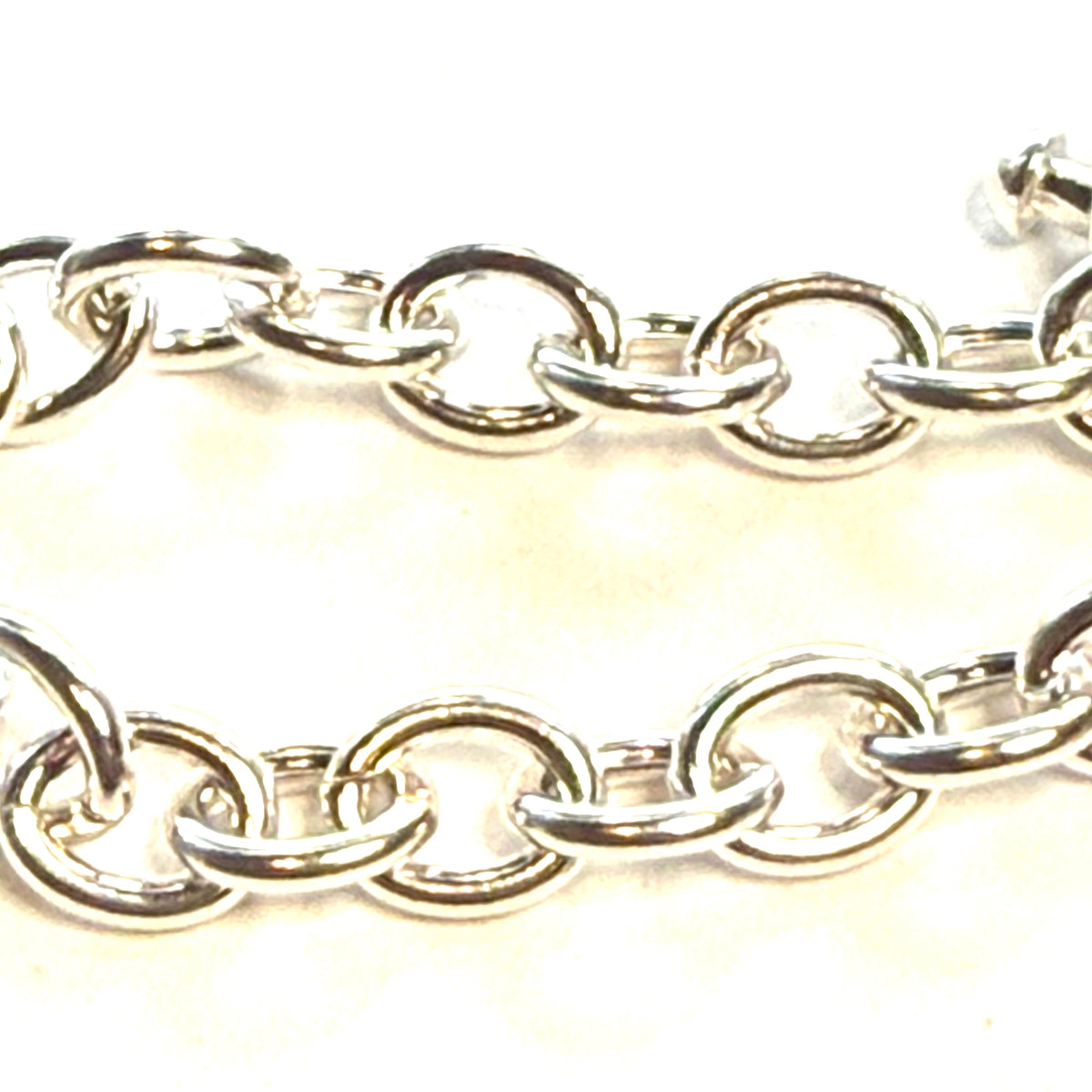 Tiffany & Co Estate Return to Tiffany Toggle Bracelet 7.5" Sterling Silver TIF1012
