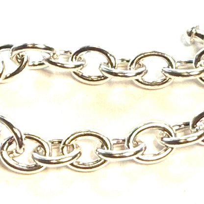 Tiffany & Co Estate Return to Tiffany Toggle Bracelet 7.5" Sterling Silver TIF1012