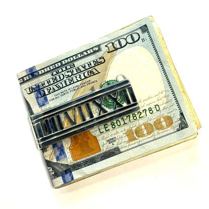 Tiffany & Co Estate Atlas Money Clip Sterling Silver TIF1013