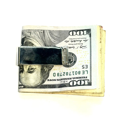 Tiffany & Co Estate Atlas Money Clip Sterling Silver TIF1013
