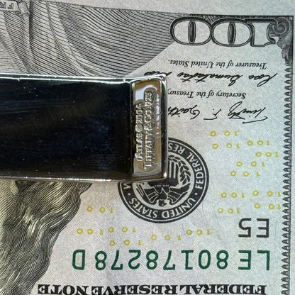 Tiffany & Co Estate Atlas Money Clip Sterling Silver TIF1013