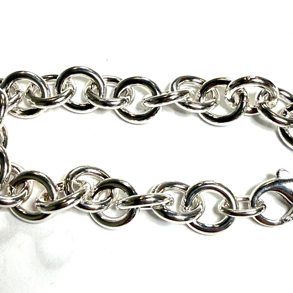 Tiffany & Co Estate Return to Tiffany Link Bracelet 7" Sterling Silver TIF1015