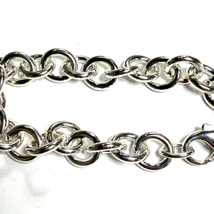 Tiffany & Co Estate Return to Tiffany Link Bracelet 7" Sterling Silver TIF1015