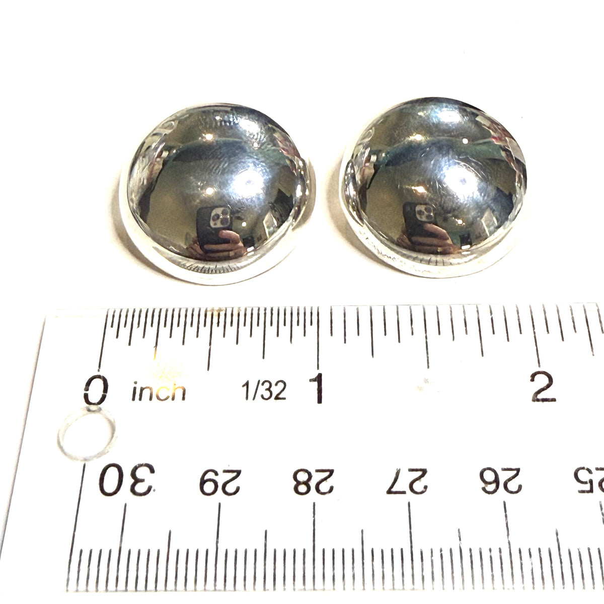 Tiffany & Co Estate Large Puffed Clip-on Earrings Sterling Silver TIF1018