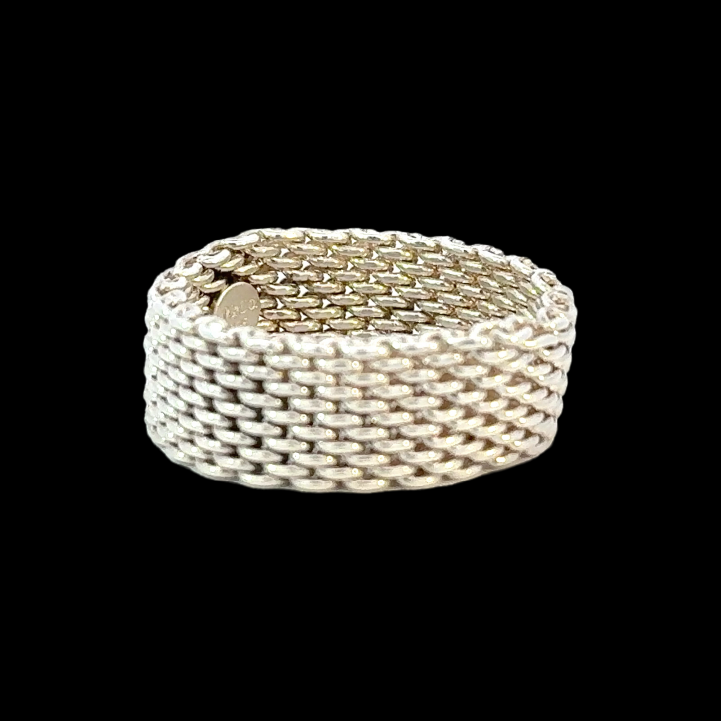 Tiffany & Co Somerset Ring Size 14 Sterling Silver 10.7 Grams Estate TIF849