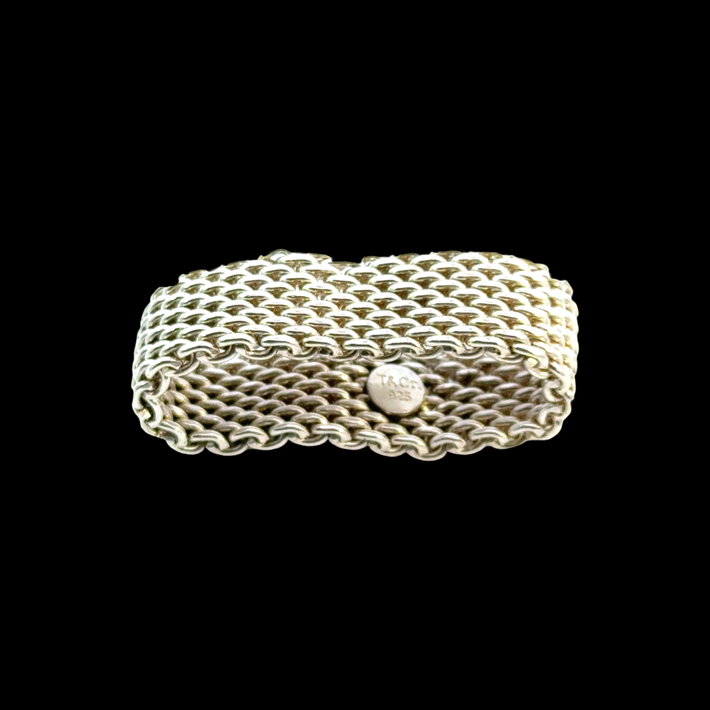 Tiffany & Co Somerset Ring Size 14 Sterling Silver 10.7 Grams Estate TIF849