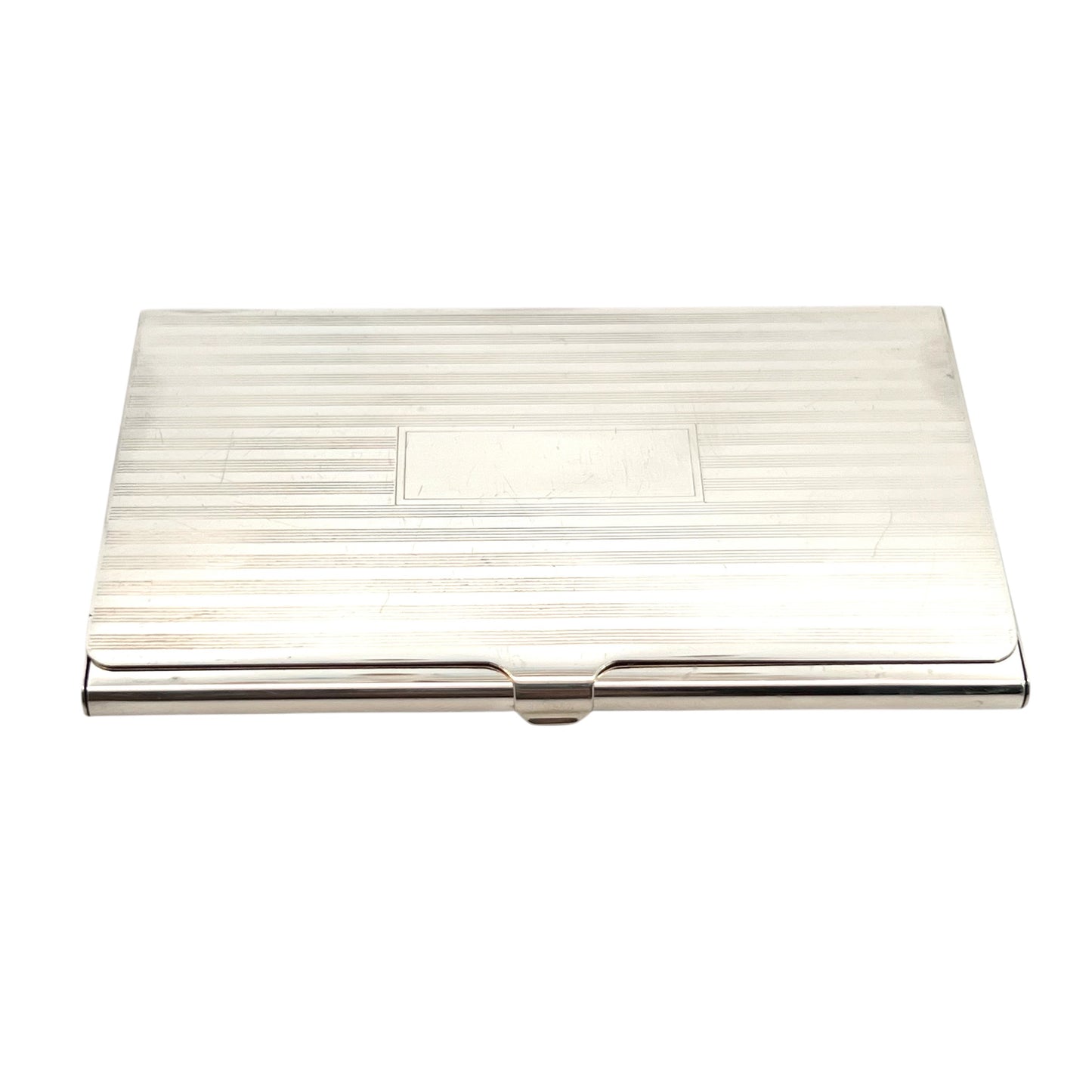 Tiffany & Co Estate Business Card Holder Sterling Silver 58.1g TIF759