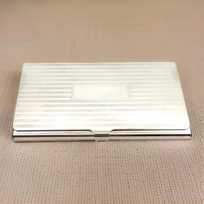 Tiffany & Co Estate Business Card Holder Sterling Silver 58.1 Grams TIF574