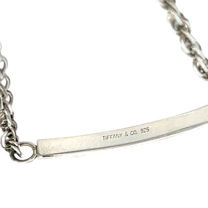 Tiffany & Co Estate Rope Chain Bracelet 7.5" Sterling Silver 4.9 Grams TIF803