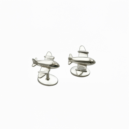 Tiffany & Co Estate Airplane Cufflinks Sterling Silver 9 Grams TIF856