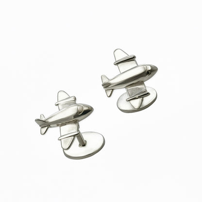 Tiffany & Co Estate Airplane Cufflinks Sterling Silver 9 Grams TIF856