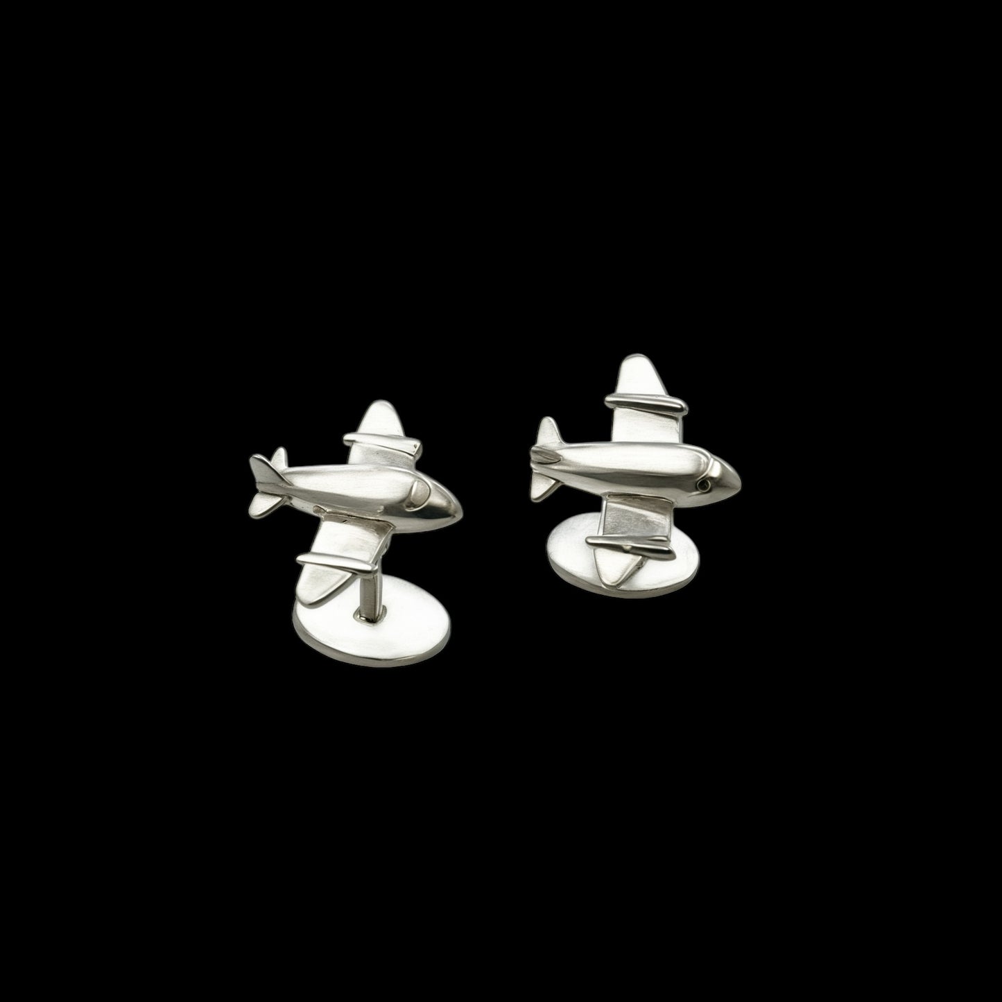 Tiffany & Co Estate Airplane Cufflinks Sterling Silver 9 Grams TIF856