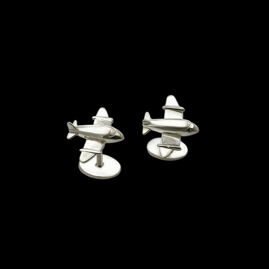 Tiffany & Co Estate Airplane Cufflinks Sterling Silver 9 Grams TIF857