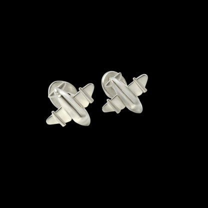 Tiffany & Co Estate Airplane Cufflinks Sterling Silver 9 Grams TIF856