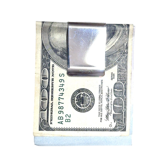 Tiffany & Co Social Security Money Clip Sterling Silver Estate TIF891