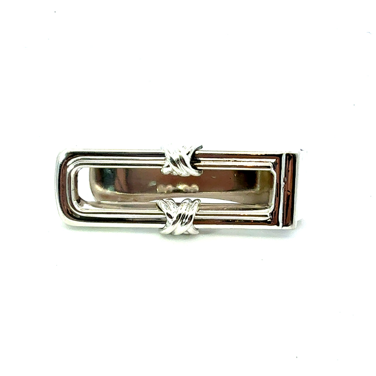 Tiffany & Co Estate Signature X Series Money Clip Sterling Silver TIF1000